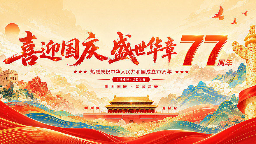 喜迎国庆，盛世华章！